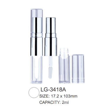 Runde Duo Lipstick/Lipgloss Tube LG-3418a